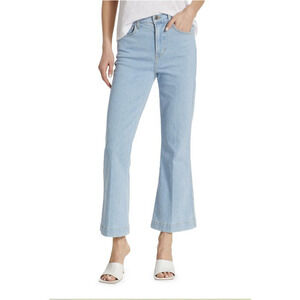 NWOT Veronica Beard Carson High-Rise Ankle Flare Jeans Size 30 Blue Ridge #9K509